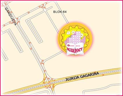 mapa - O.S. "Mladost"